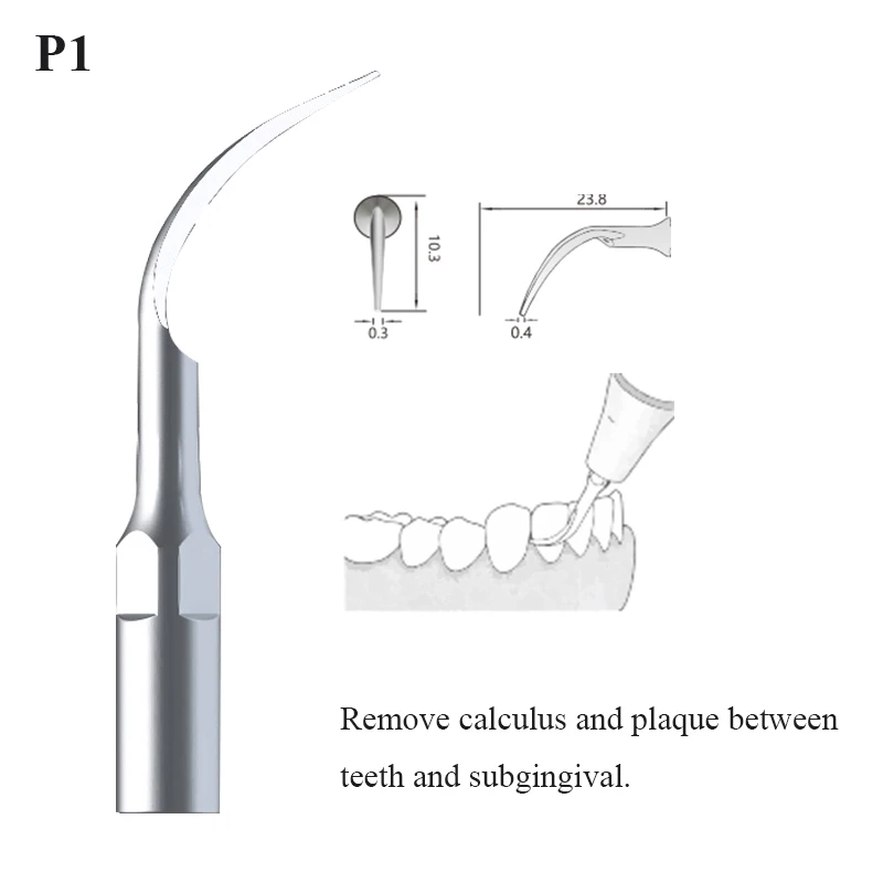 VVDental Ultrasonic Scaler Tips Compatible With EMS / Woodpecker-UDS Dental Teeth Whitenig Scaling Tools