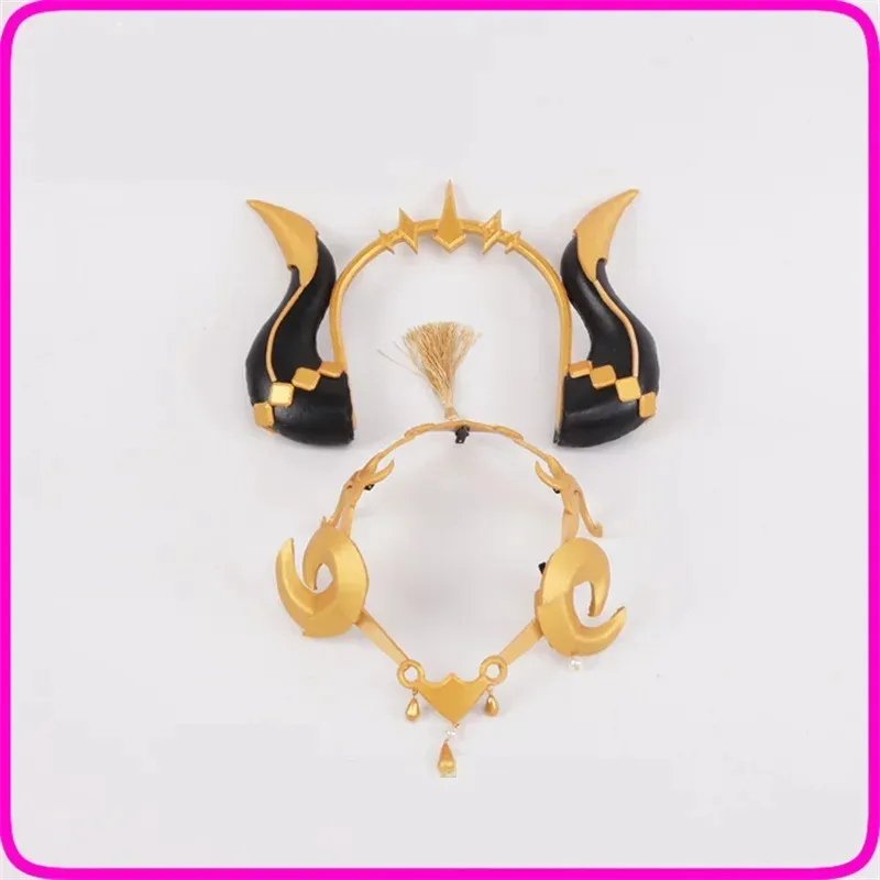 Genshin Impact Nilu Cosplay Horns Headwear Pin Hair Clip Anime Nilou Hairpin Halloween Costume Accessoryx;3,v'6.f;9, view 3