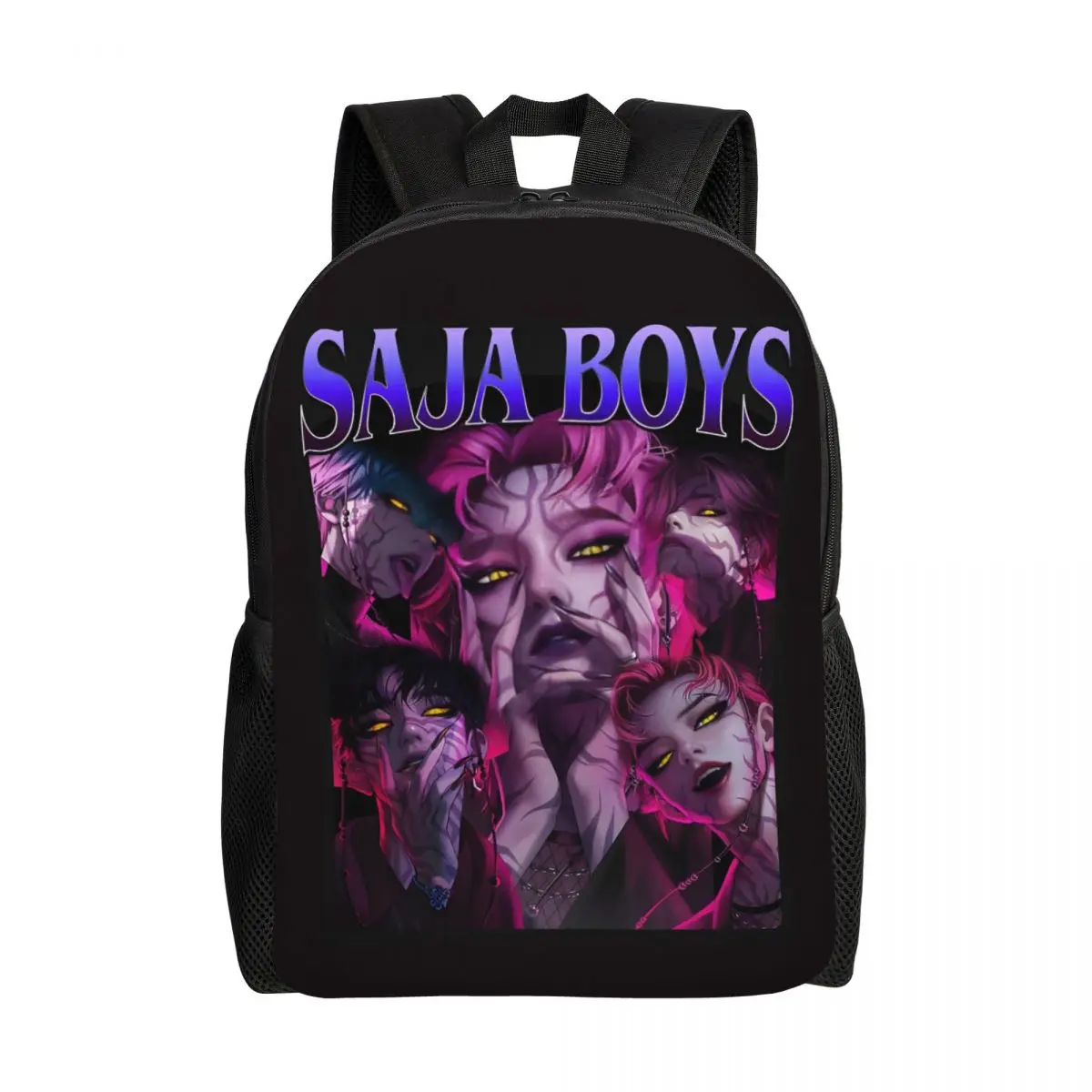 

Рюкзак для путешествий Kpop Hunter Demons на заказ для мужчин и женщин, школьный компьютерный рюкзак Saja для мальчиков, студенческий рюкзак, сумки