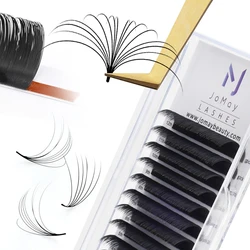 Jomay Easy Fan Lashes Extension DIY 2d/3d/4d/10d Faux Mink Blooming Eye Lash Extensions 0.03/0.05/0.07 Makeup Volume Lashes Fans