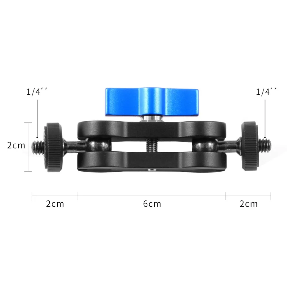 4-Ring Heißer Schuh Adapter Ring Mikrofon Montieren mit Magie Arm Adapter für Zhiyun Glatte 4 Handheld Gimbal DSLR kamera Zubehör – Detail 11