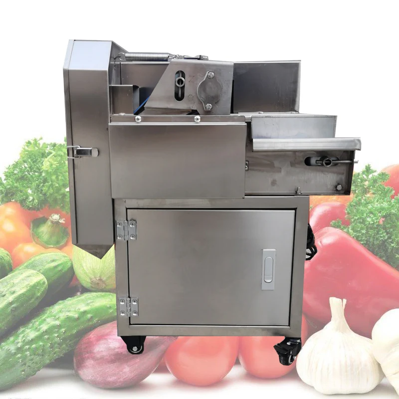 

Electric Vegetable Cutter Machine kitchen Stainless Steel Rotate Slicer Potato Fries Cutting Machine