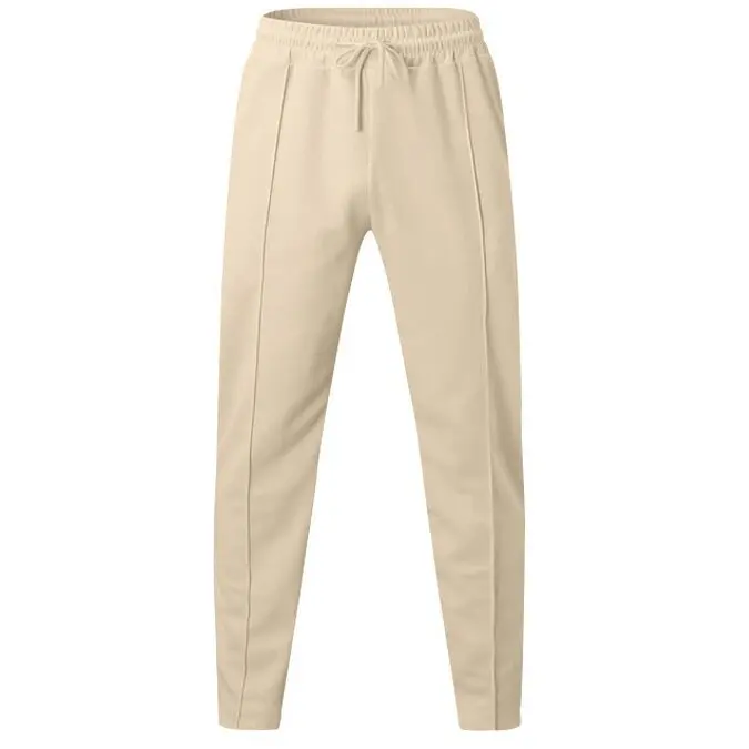 Spring Autumn Men's Solid Color Casual Draped Straight Leg Loose Fit Breathable Comfort Commute Versatile Fashion Slim Fit Pants