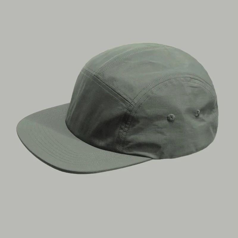 Korea Fashion Camp Cap,Quick Dry 5 Panel Hat,Solid Color Baseball Cap Waterproof Trucker Hat Lightweight Running Caps