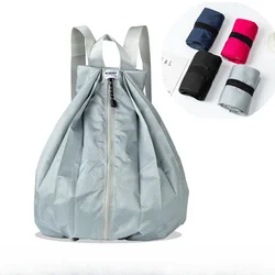 Outdoor Portable Waterproof Lightweight Sports Travel Bag Folding Bag Ins Backpack School Bag Female High School Backpack