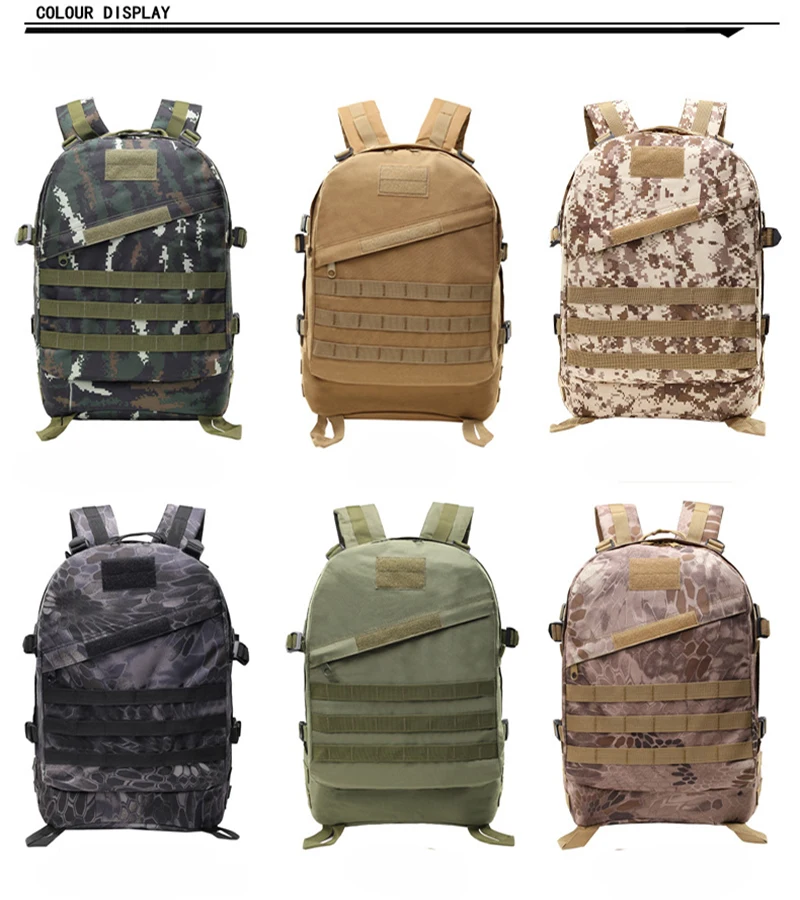 

40L Nylon Men's Hiking Fishing Hunting Bag Backpack Outdoor 3D Military Tactical Sports Camping Hiking Waterproof Bag