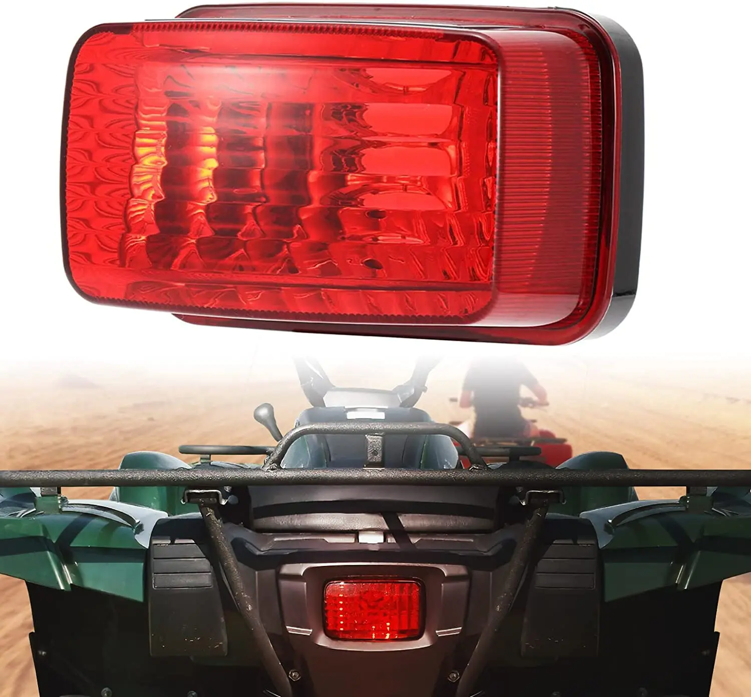 

Tail Light Atv Taillight Rear Brake Lamp for Yamaha Grizzly Big Bear Bruin Kodiak Wolverine Rhino Viking Oem 5Km-84710-01-00