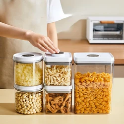 Press-sealed Jar Food Vacuum Preservation Box Kitchen Grain Jar To Store Moisture-proof Storage Jar Kitchen Storage Container