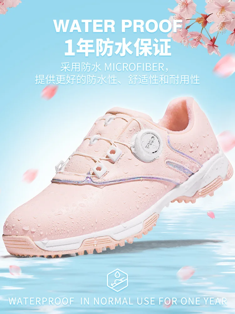 PGM Scarpe da golf da donna Casual Sport Lady Sneakers Allacciatura rapida Microfibra Impermeabile Antiscivolo XZ297/XZ298 All'ingrosso