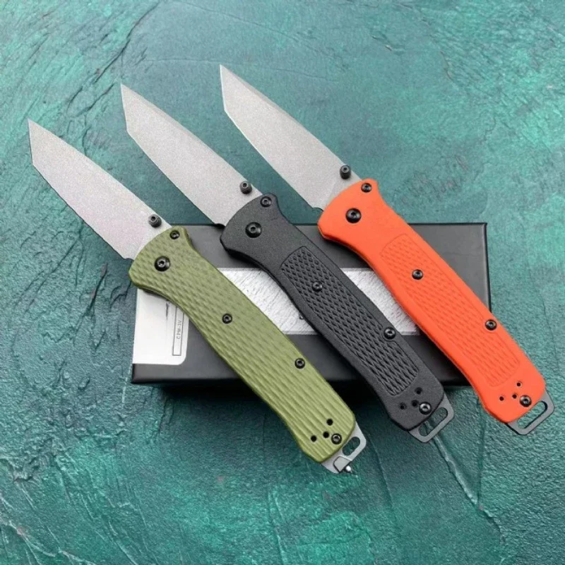 BM 537 Bailout Folding Pocket Knife S35V Tanto Blade Nylon Fiber Handles EDC Tactical Knives Outdoor Camping Hunting Multi Tool