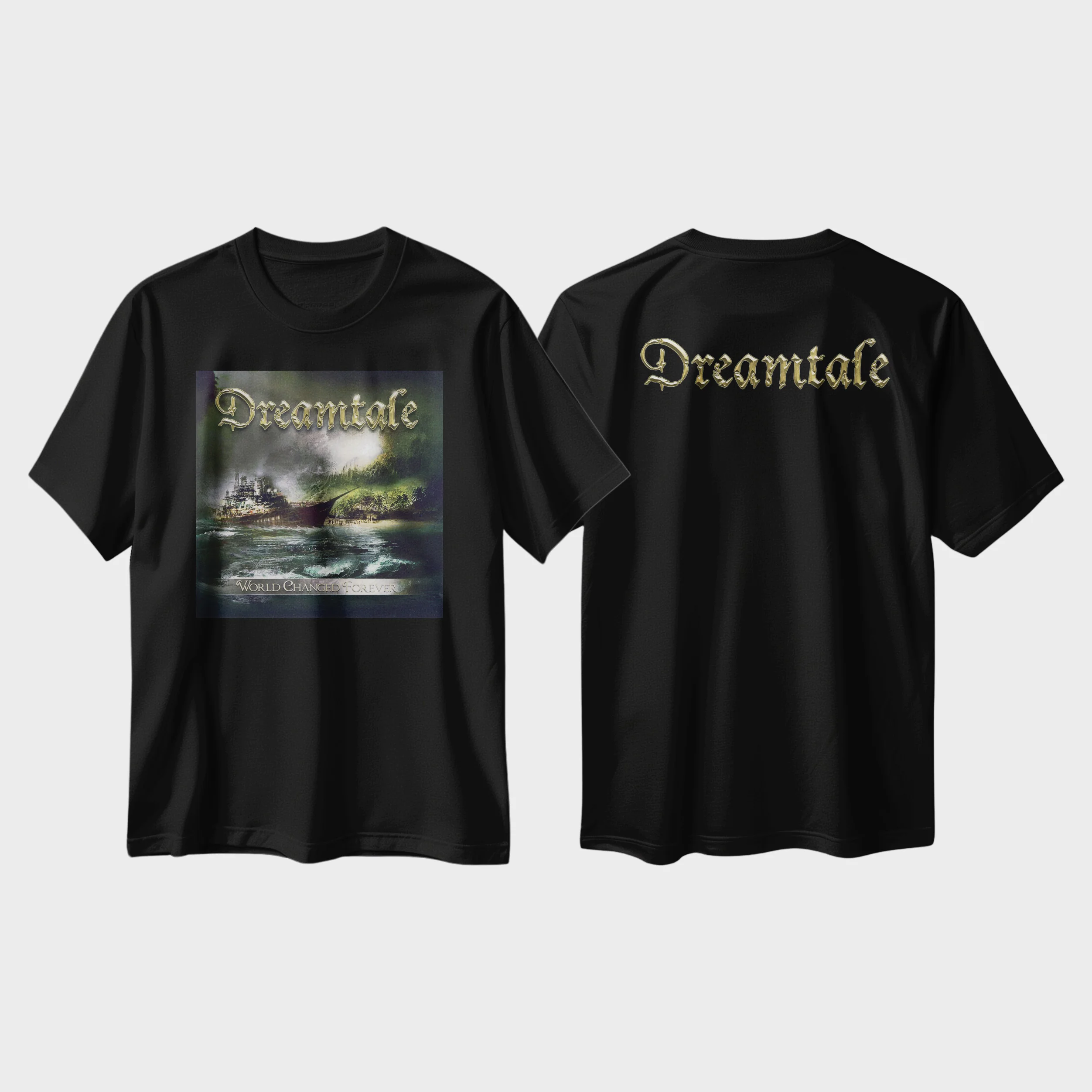 Dreamtale Band T-shirt graphic t shirts Unisex Casual Comfort cotton Vintage round neck Men Women Streetwear Tees Short Sleeve