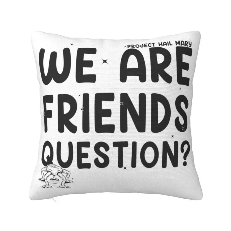 Custom 2026 New Rescue Plan Funny Projects Hail Mary Rocky Quote Pillow Case 45x45cm Cushions Cover Square Pillowcase