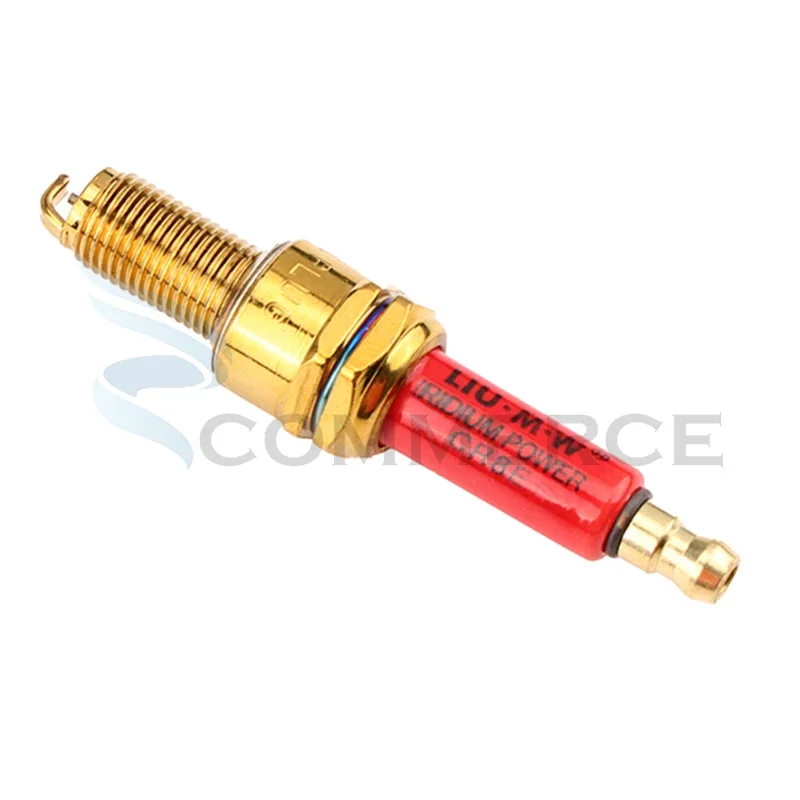 CR8E Spark Plugs For HJ125T-8/HS125T motorcycle engine Accessories CR8E/A7 Extended thread Ceramic Spark Plugs