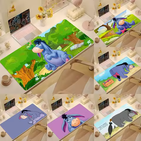 MINISO Disney Eeyore Mousepad Non-slip Lockedge Office Student Gaming Thickened Large Writing Pad Cushion