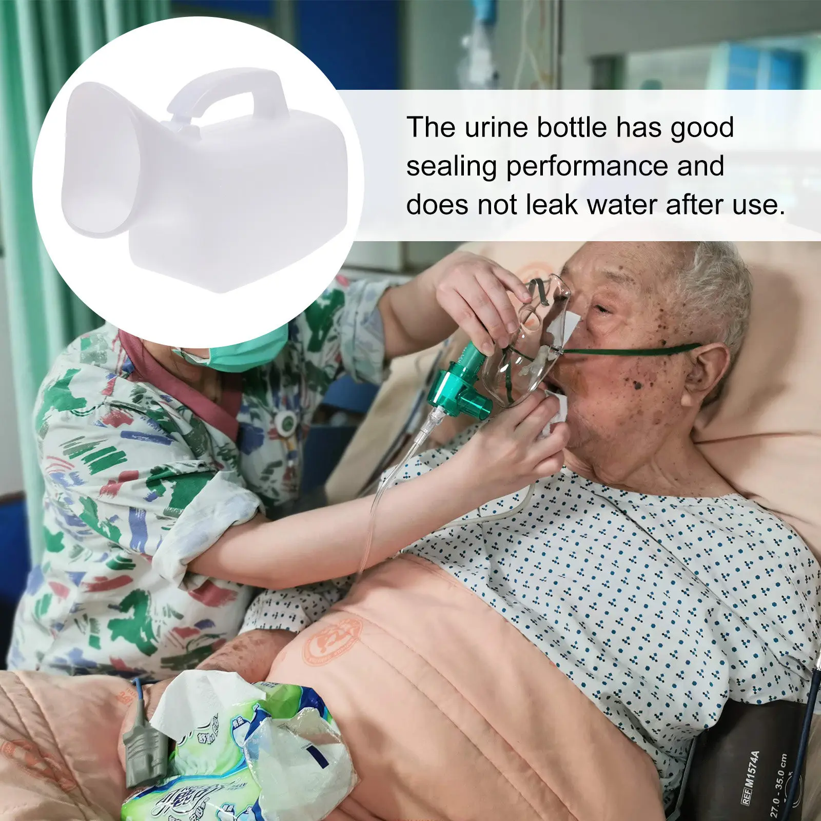 

Women Urinal Large Capacity Portable Reusable Plastic Urine Bottle Transparent Leakproof Travel Camping Outdoor Patient Urinal