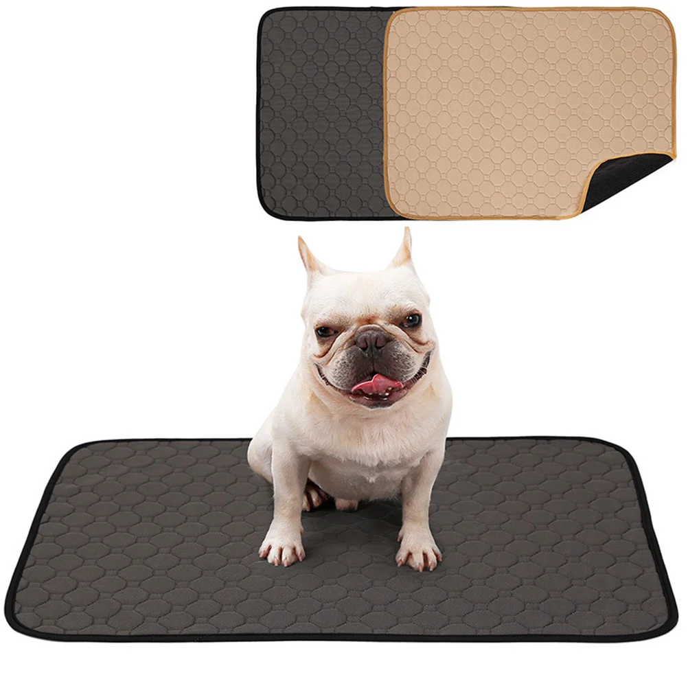 

Washable Reusable Dog Cat Pee Pads Mat Waterproof Puppy Training Pad Size M Beige Anti Slip Quality Pet Pee Pad