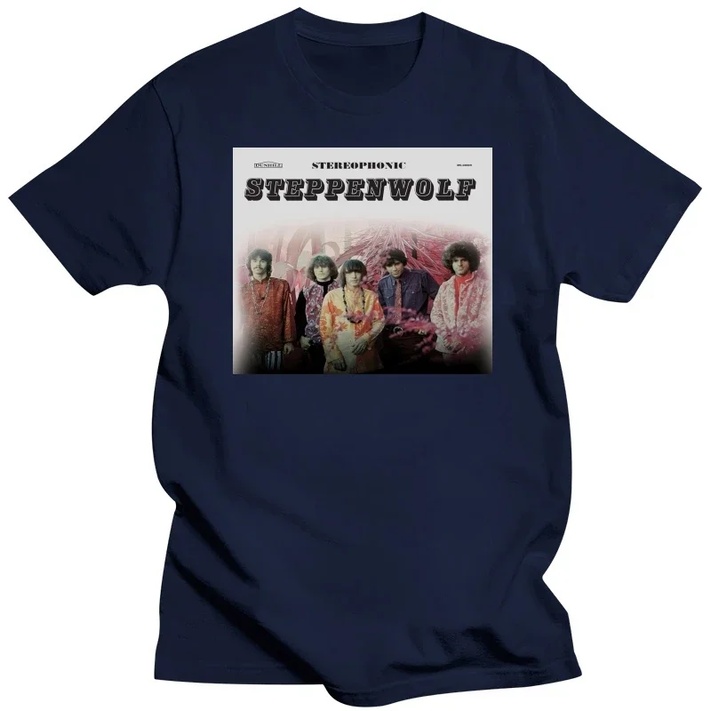 SMALL MEDIUM LARGE XL STEPPENWOLF T SHIRT self titled vinyl cd cover harajuku graphic t shirts oversized  summer funny cotton