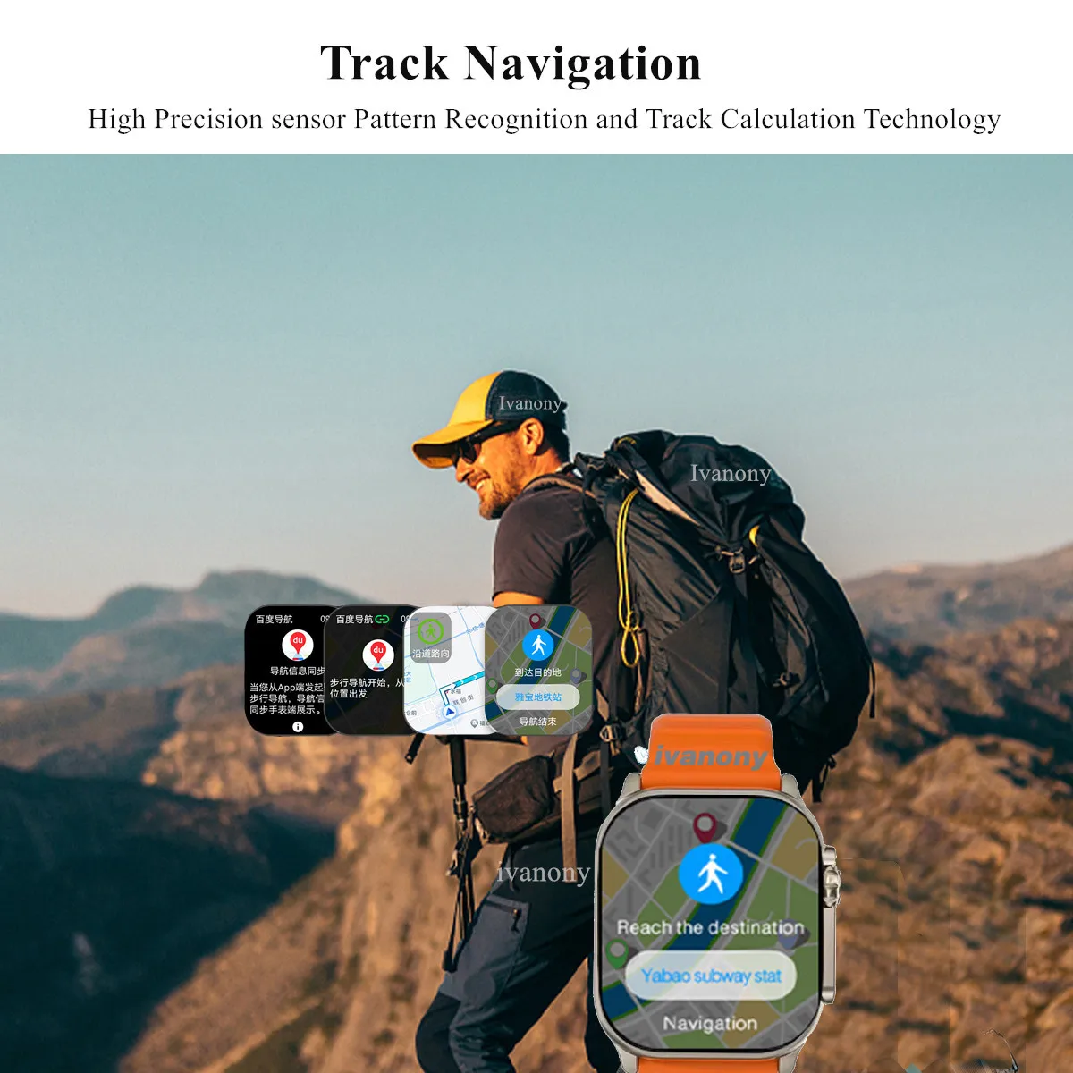 Reloj inteligente Ivanony HK11 Ultra 3 + correas/juego Bluetooth llamada TWS auricular conectar AI Robot 2,02 pulgadas Amoled Smartwatch hombres mujeres