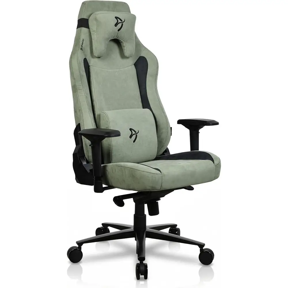 Large Ergonomic Gaming Chair with Adjustable Height, Spacious Seat and Backrest, Support Pillows - Scandinavian Style Office Cha