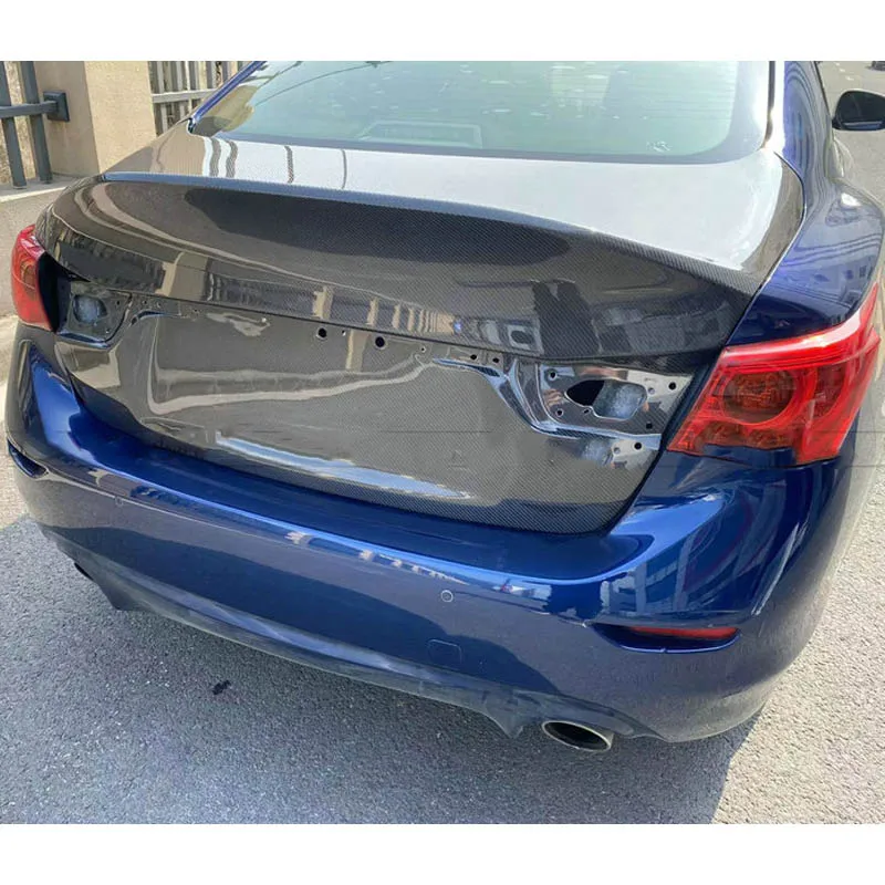 

Для 16-20 Infiniti Q50 V37 модификация из углеродного волокна EPA задняя крышка задняя крышка комплект кузова
