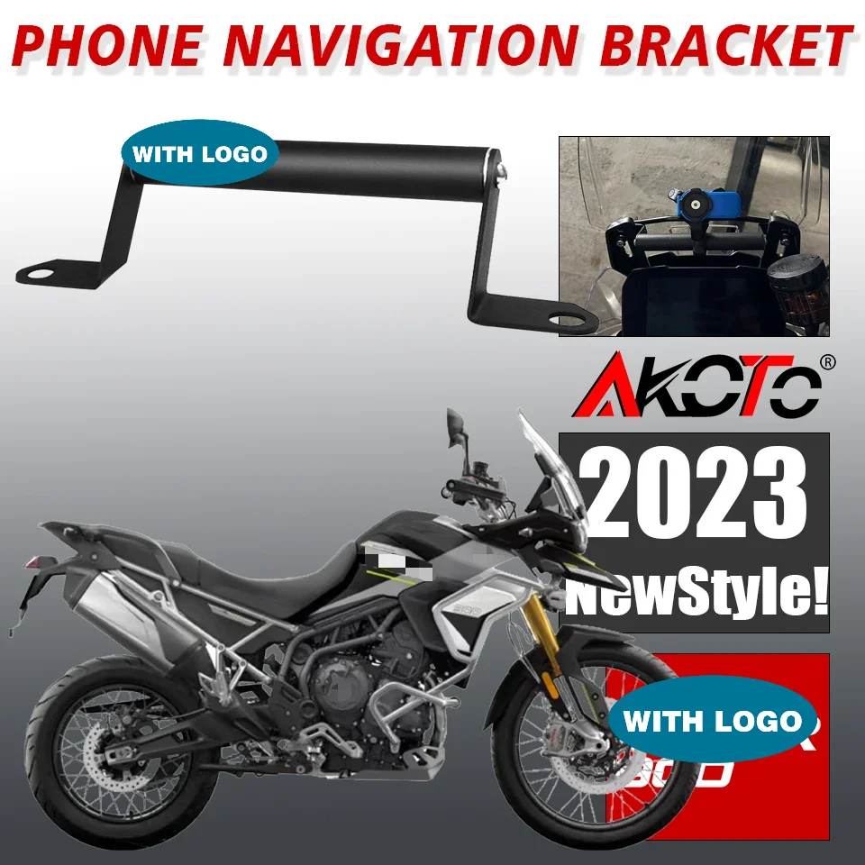 For Tiger900 Tiger 900 GT Pro RALLY Pro 2019-2024 Accessories GPS Navigation Bracket Supporter Holder Mobile Phone Support Mount