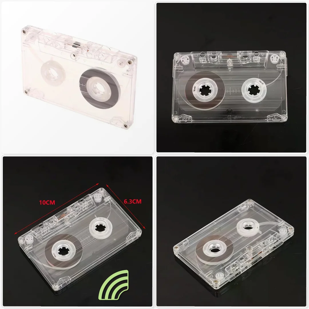 Standard Cassette Blank Tape 30 Minute Empty Audio Magnetic Tape DIY Vintage Radio Show Recording Accessory