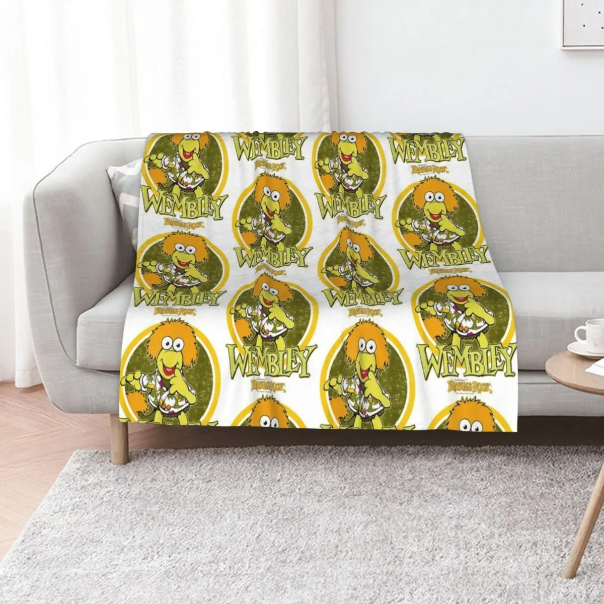 Fraggle Rock Wembley Throw Blanket Summer Cool Breathable Blanket for Sleeping