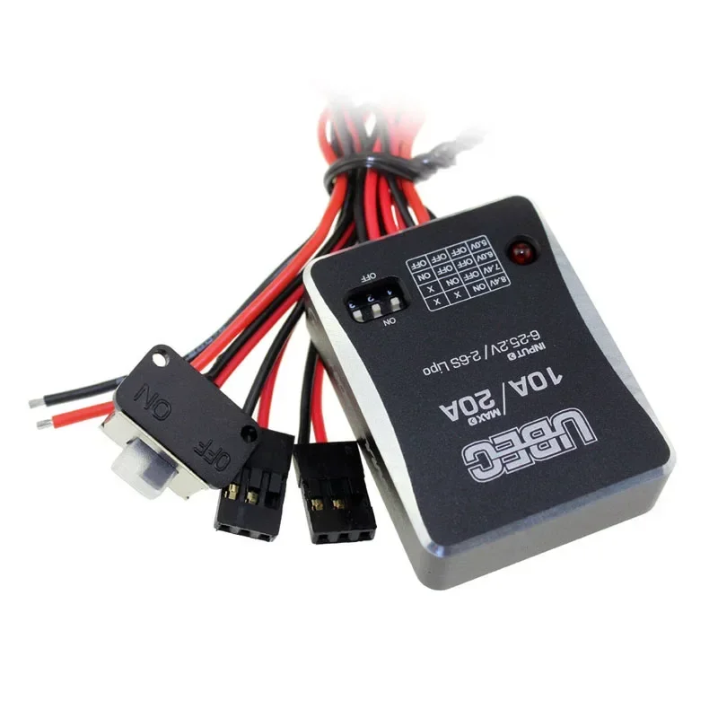 SkyDElHobbywing 10A 2-6S UBEC Module UBEC-10A External Switching Moduel DC-DC Regulator