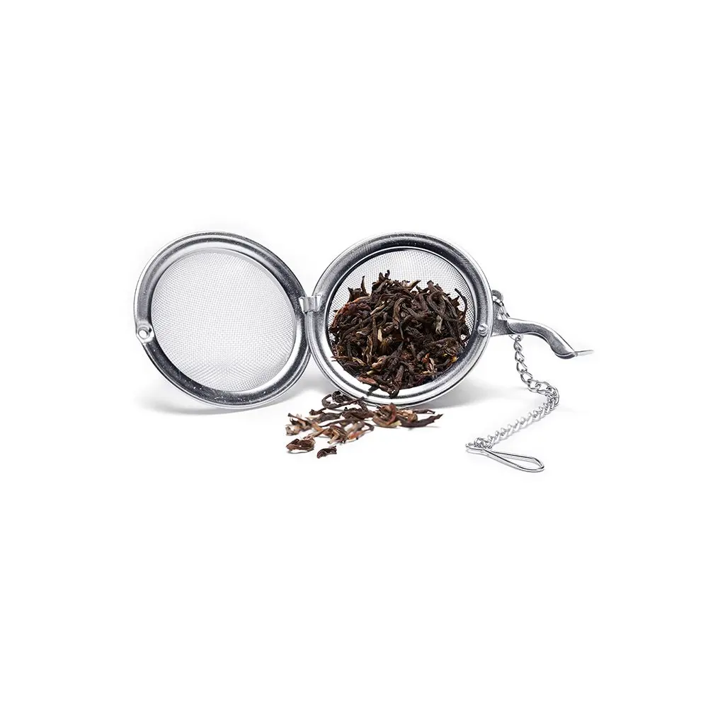 Kitchen Supply 2PCS 2.1 inch Stainless Steel Mesh Loose Leaf Tea Infuser Ball With Chain & Lock