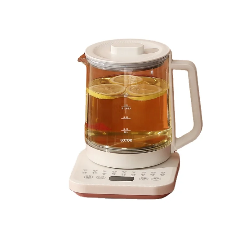 Thermostatic electric kettle,  household intelligent automatic thermal insulation, teapot, glass, small dormitory