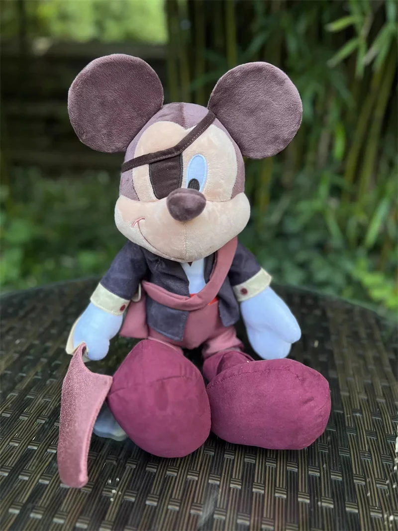 Pirate Series Mickey and Minnie Plush Toys - Cute Cartoon Dolls for Birthday Gifts