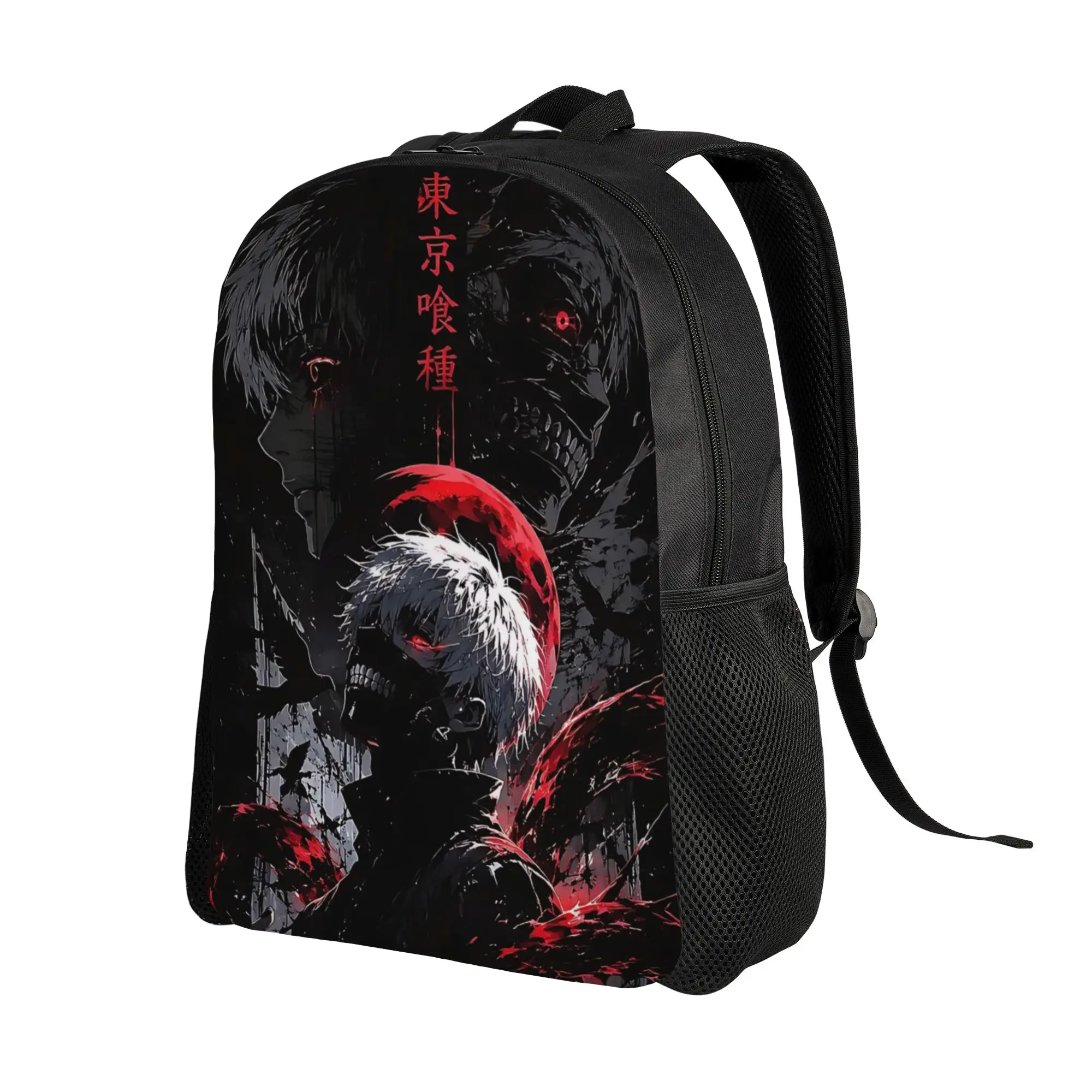 Fashion Halloween Tokyo Ghoul Kaneki Backpacks Its Bag  mochila Work Retro Washable Rucksack
