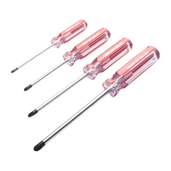 4pcs Y-Shaped Screwdriver Set Nonslip Magnetic Tri-Wing Screwdriver Y0 Y1 Y2 Y3 130-212mm Chrome Vanadium Steel Hand Tools