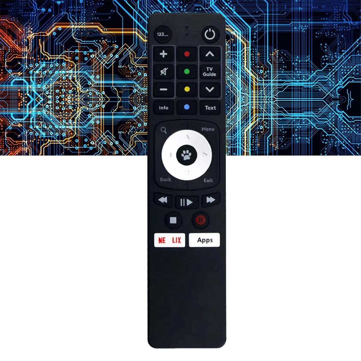 B49CReplace Remote for Fetch H671T M616T M605T H626T for Gen 2 Mighty PVR Mini Mighty Set Top 4K TV Box HD Recorder A