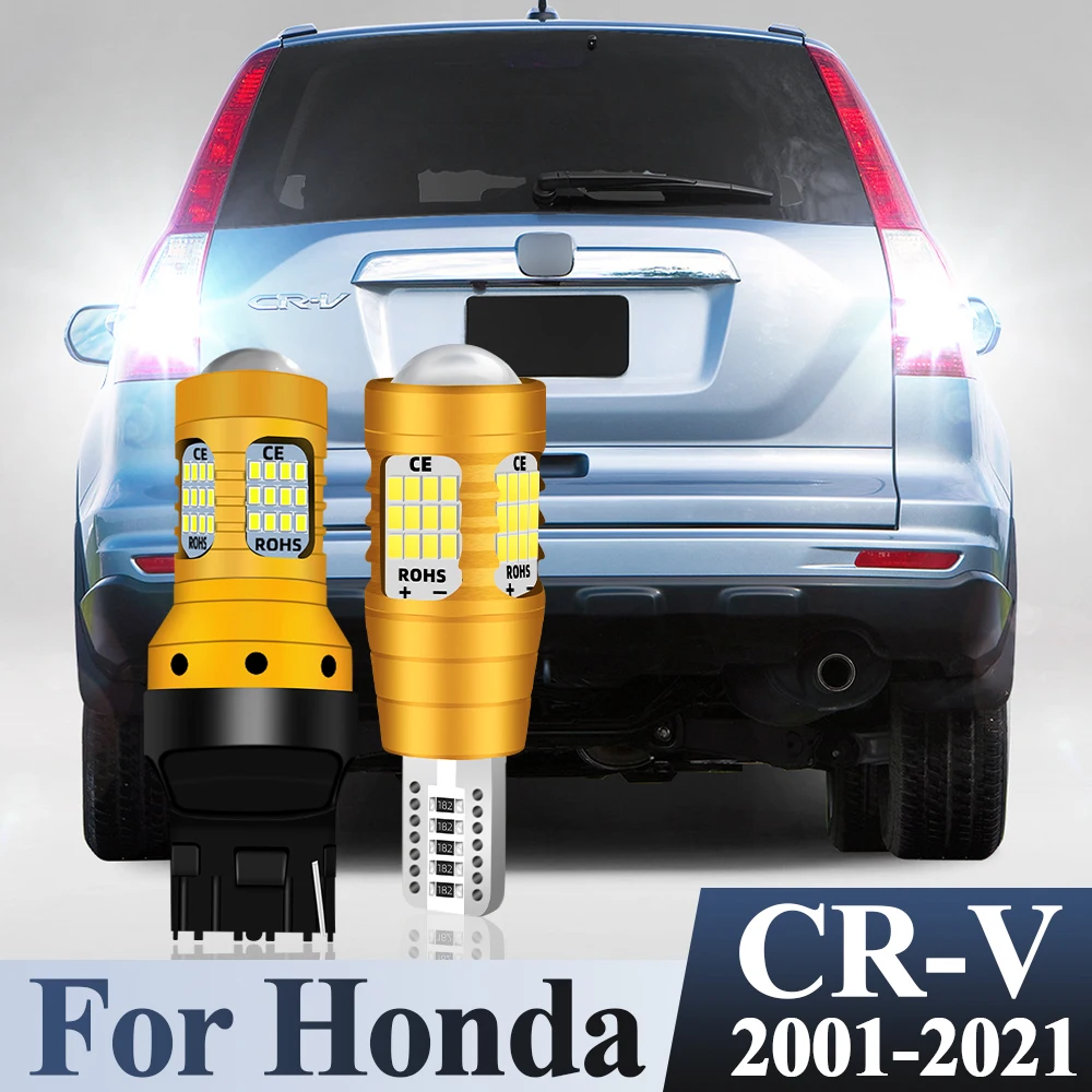 Luces LED de marcha atrás para Honda CR-V 2 3 4 5 lámpara de marcha atrás de coche CRV 2001-2021 2006 2007 2008 2009 2010 2011 2012 2013 bombillas de respaldo