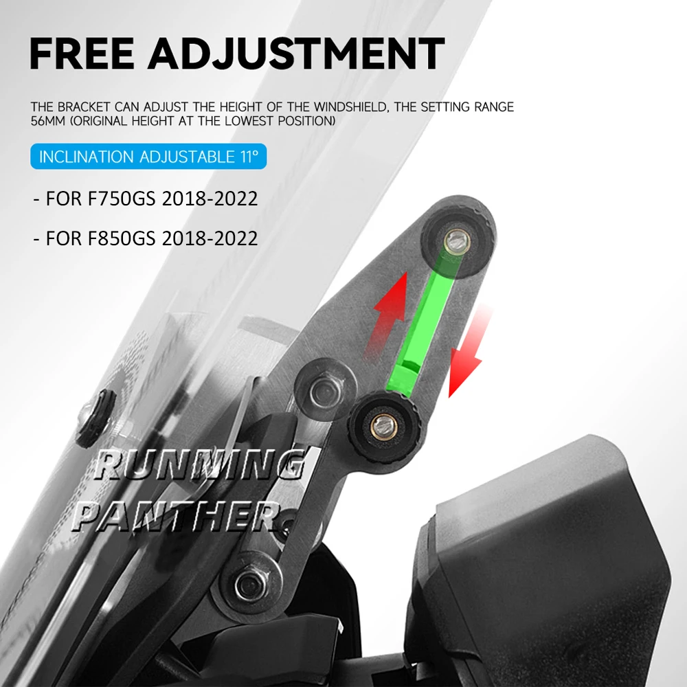 

Motorcycle Screen Adjuster GPS Phone USB Wireless Charging Navigation Bracket Stand FOR BMW F750GS F850GS F 750 850 GS 2018-2022