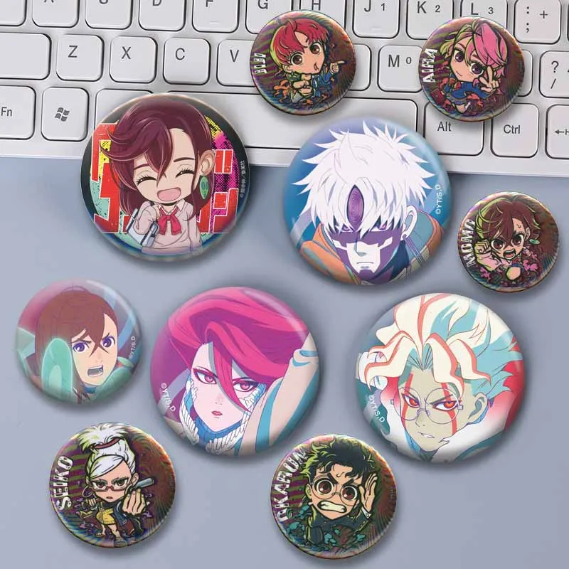 Anime Figure Seiko Momo Ayase Ken Takakura Aira Brooch Cartoon Role Playing Badge Funny Lapel Pins Bag Hat Shoes Decor Jewelry