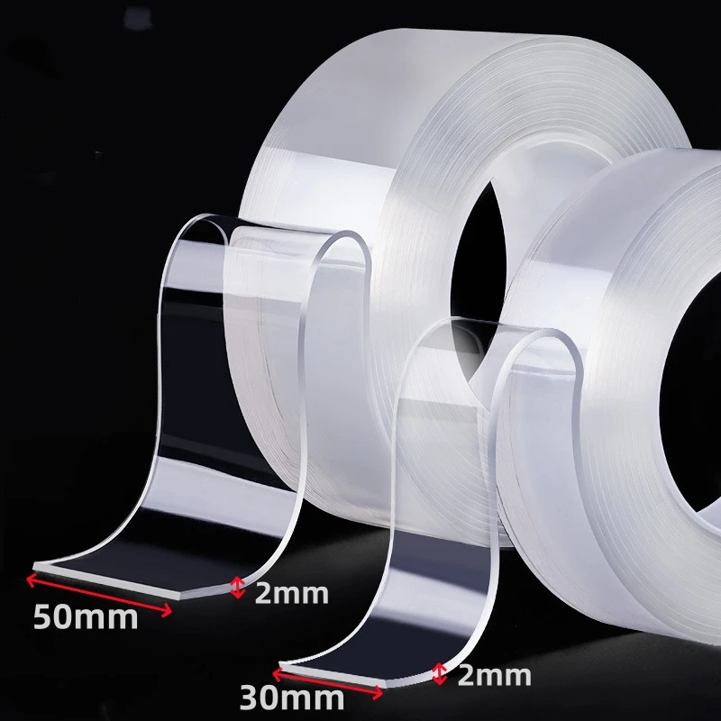 Strong Double-sided Tape With Thickened Multi-purpose Transparent Tape Suitable For Pasting Household/Office/Automotive Products