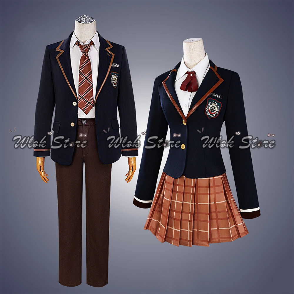 

Love And Deepspace Cosplay Costume Rafayel Caleb Sylus Xavier Zayne High School Uniform For Women Men Halloween Party Carnival