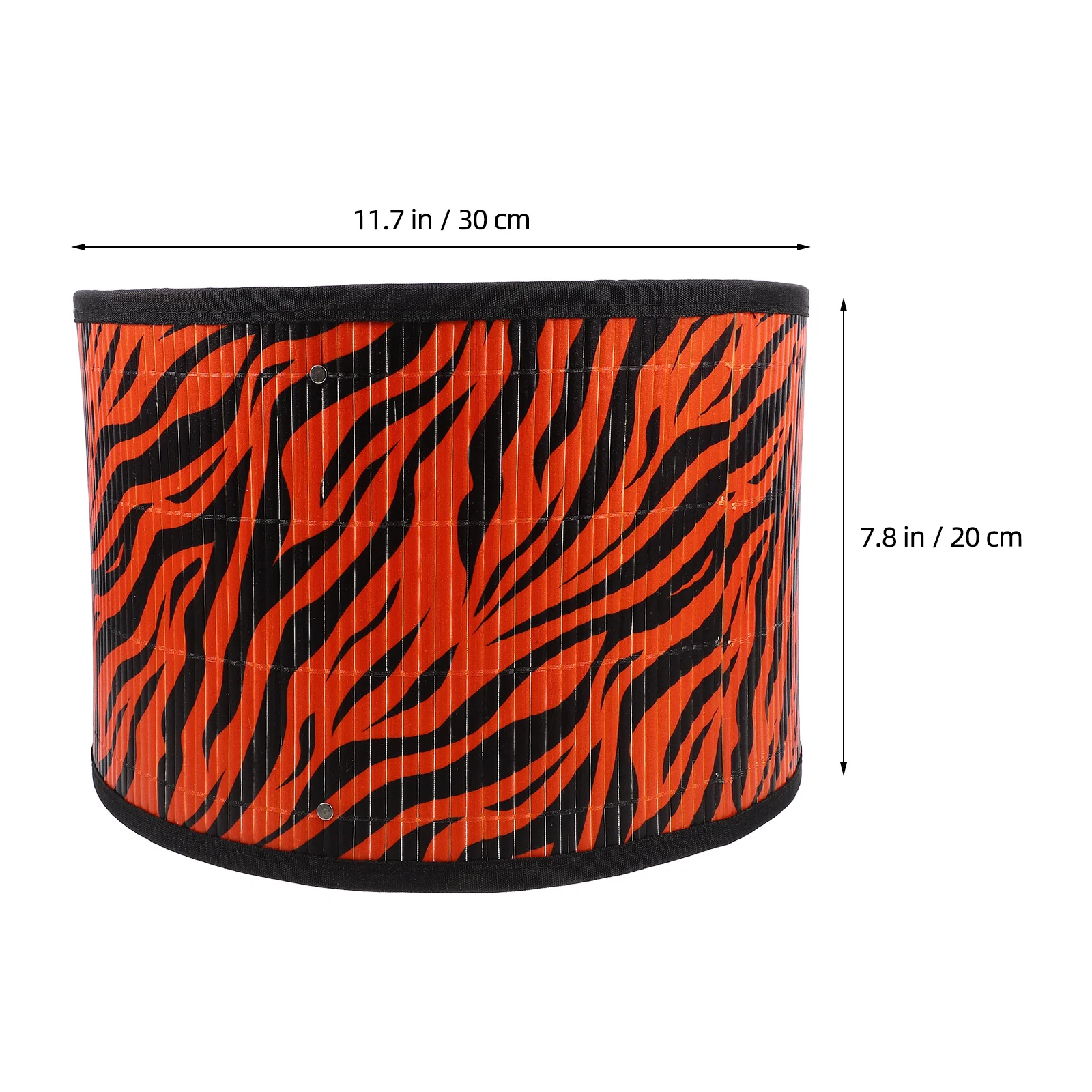 1 قطعة غطاء مصباح الخيزران منقوشة لمبة مكتب الظل لا سلك الطاقة سهلة التركيب للمنزل فندق غرفة نوم دراسة إضاءة ديكوريّة