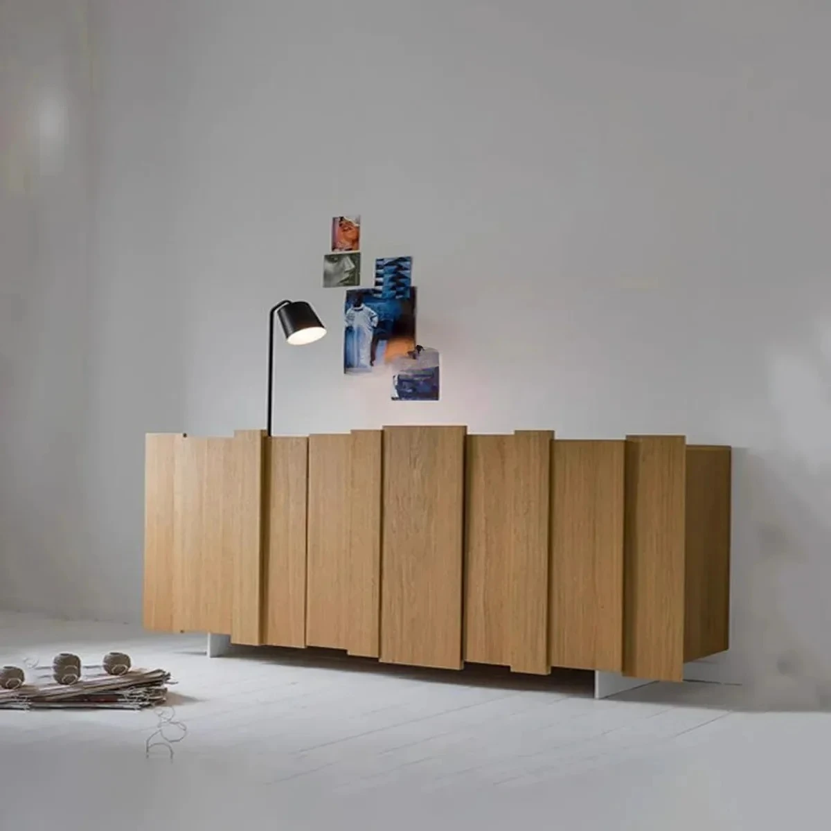 Настенный обеденный шкаф из цельного дерева, итальянский легкий роскошный скандинавский шкаф для хранения вещей, современный простой входной шкаф для гостиной