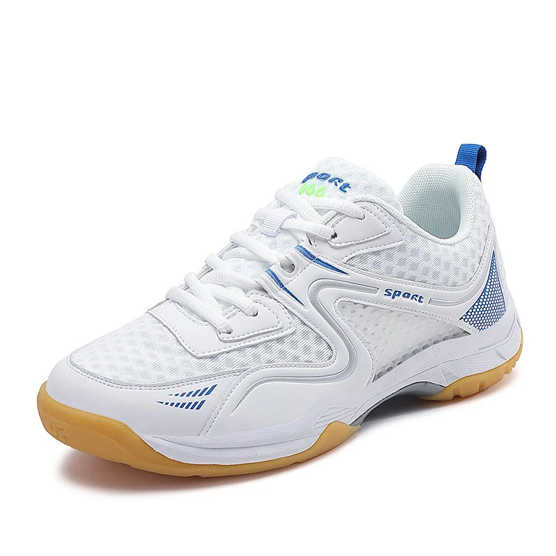 Zapatillas de tenis de ping pong para hombre y mujer, zapatos transpirables antideslizantes para entrenamiento al aire libre, calzado de Pickleball para atletismo, novedad