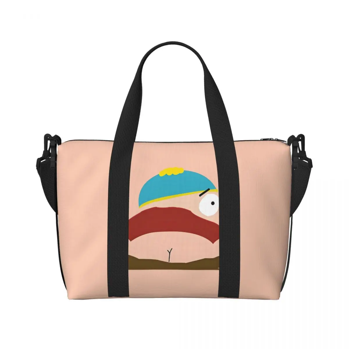 

Custom Large S-South Park Tote Bag for Women Cute Cartoon Shopper Shoulder Beach Gym Travel Bag