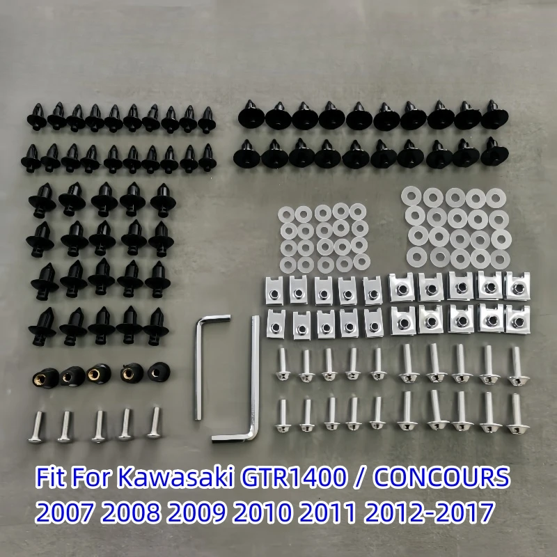 Fairing Bodywork kit Bolts Screws Fit For Kawasaki GTR1400 / CONCOURS 2007 2008 2009 2010 2011 2012-2017