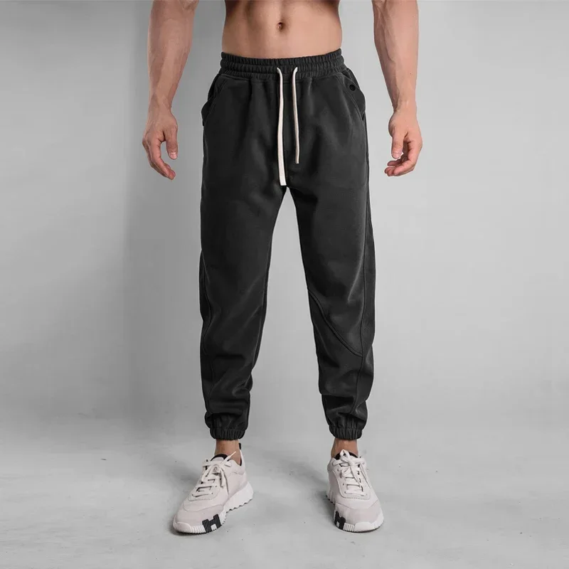 Men Sport Jogging Pants Fitness Sweatpants Man Training Pants Gym Jogger Cotton Trackpants Crossfit Trousers Male Gym Clothing