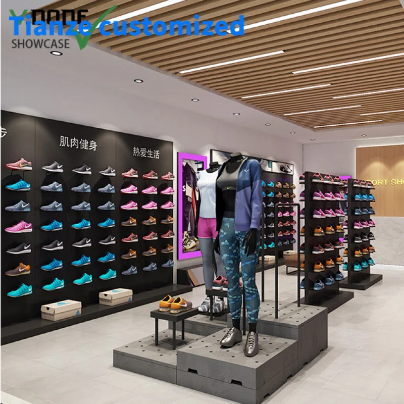 

[Customized]shoe display rack cabinet shoes showcase designs