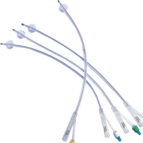 pediatric adult  types 2 3 way  all silicone coated  foley catheter