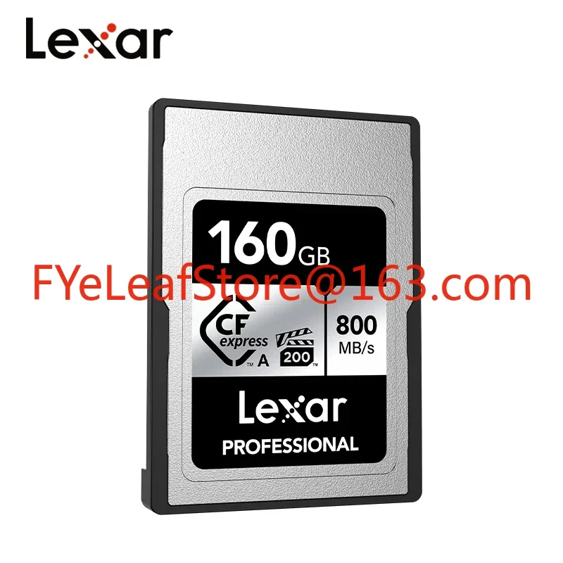 Original Lexar CFexpress ประเภทการ์ด A 160G 320G VPG200 การ์ดหน่วยความจํา Silver Series อ่าน 800 เมกะไบต์/วินาทีแฟลช CFe การ์ดสําหรับกล้อง