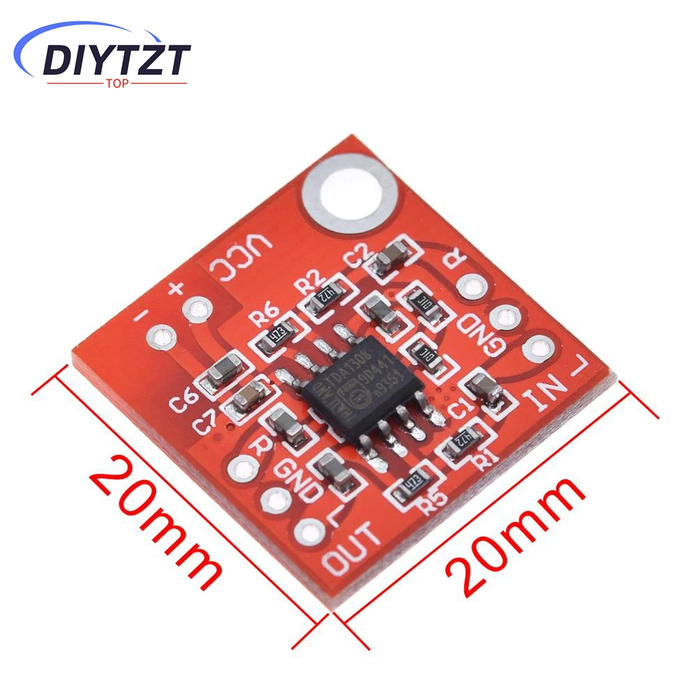 DIYTZT 1/5PCS DC3V-6V Stereo TDA1308 Headphone Amplifier Board Headset Amp Preamplifier Board Module - Image 3