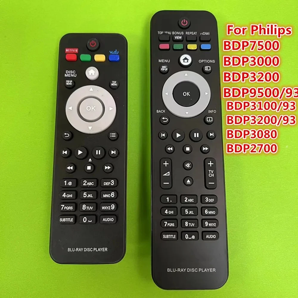 NEW Remote Control Replace For Philips BDP7500 BDP3000 BDP9500/93 BDP3100/93 BDP3200/93 BDP3080 BDP2700 Blu-ray BD DVD Pla